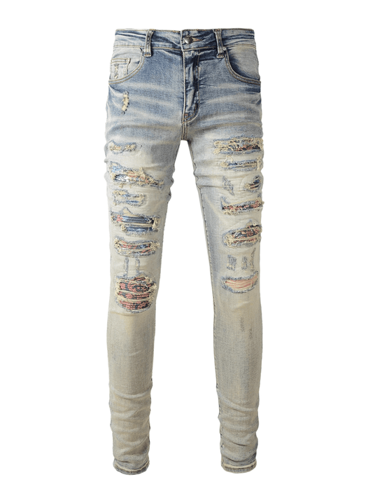 Light Denim Ripped Jeans