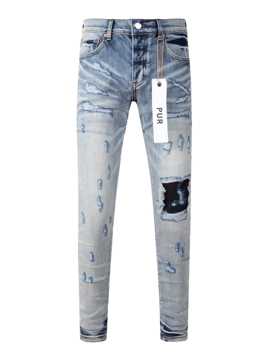 Light Blue Patch Jeans
