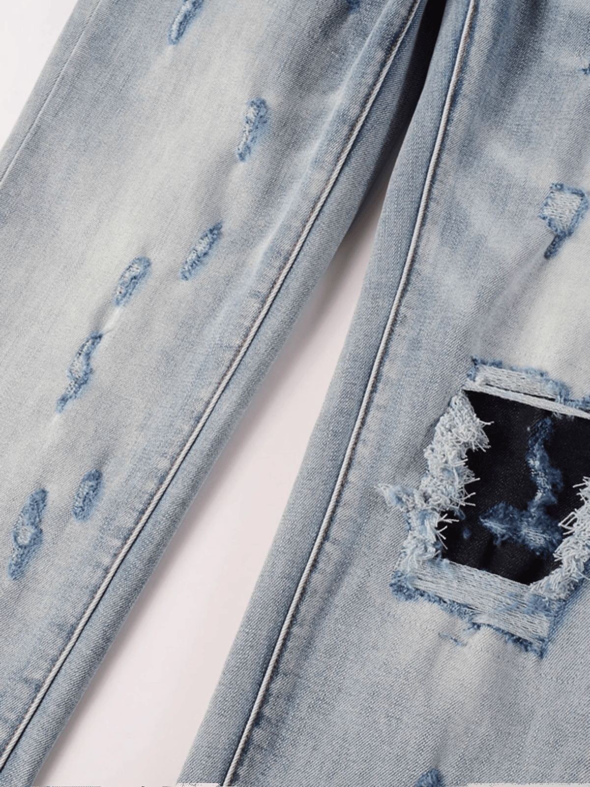 Light Blue Patch Jeans