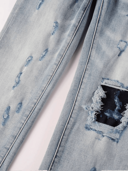 Light Blue Patch Jeans