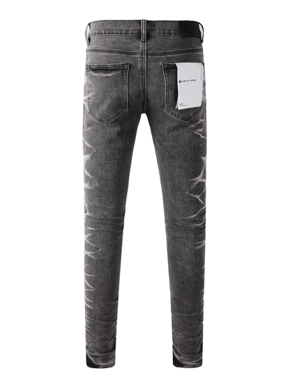 Black Ripped Patch Jeans