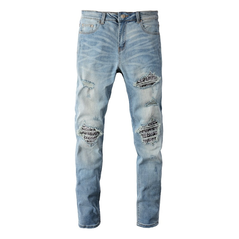 Bandanna Paisley Jeans