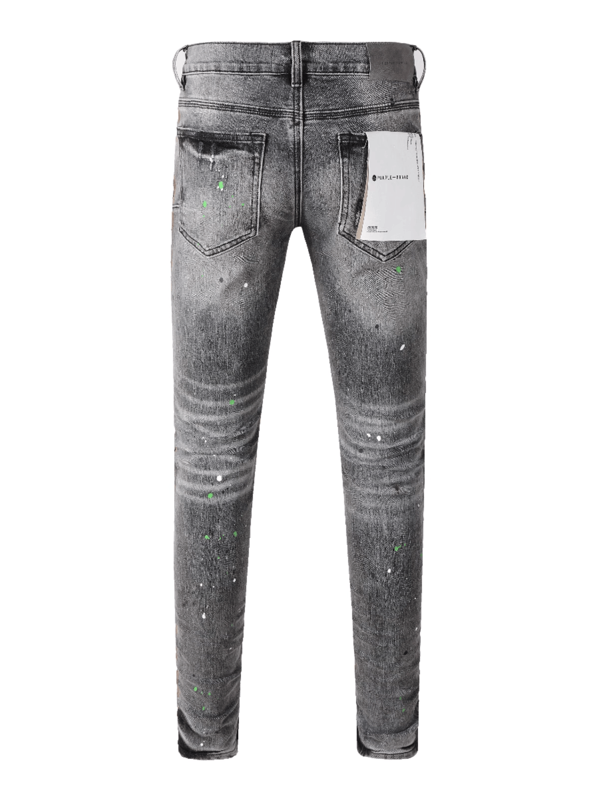 Smoke Gray Ripped Jeans