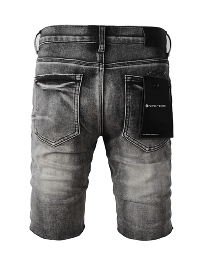 Smoke Gray Ripped Patch Jeans