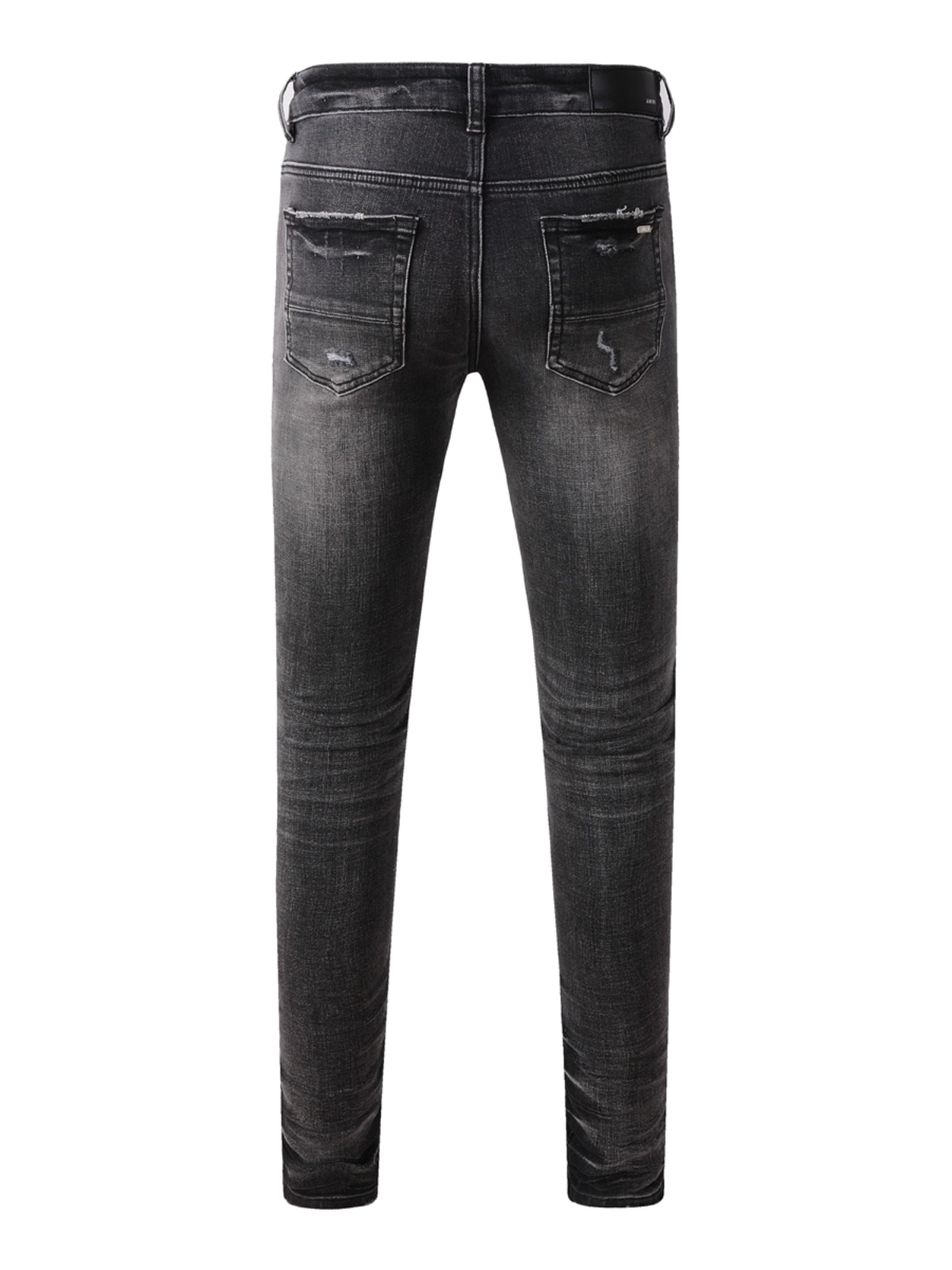 Dark Gray Ripped Jeans