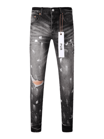 Smoke Gray Paint Jeans