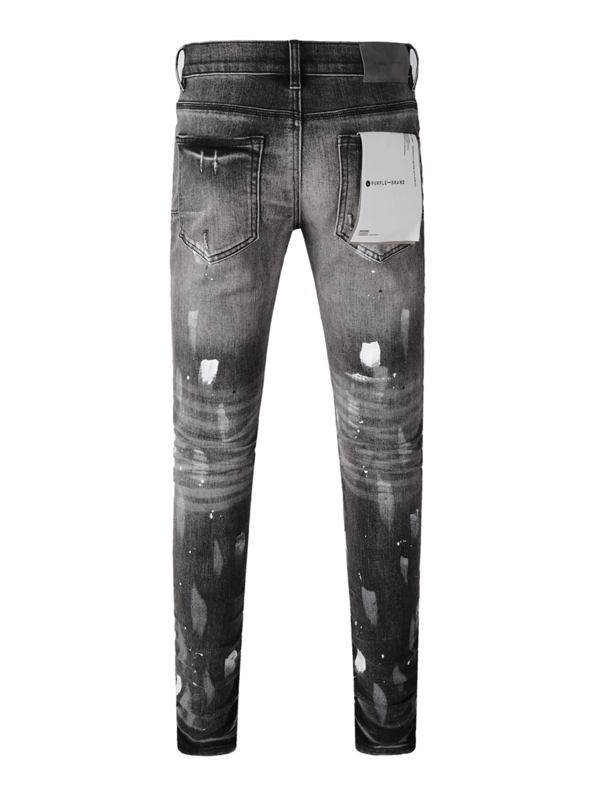 Smoke Gray Paint Jeans