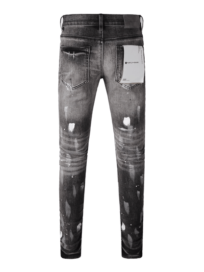 Smoke Gray Paint Jeans