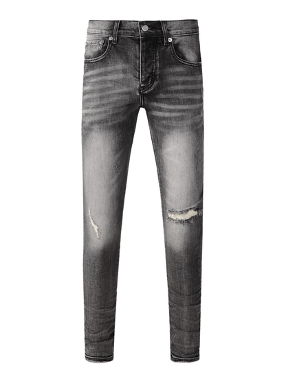 Smoky Gray Ripped Jeans