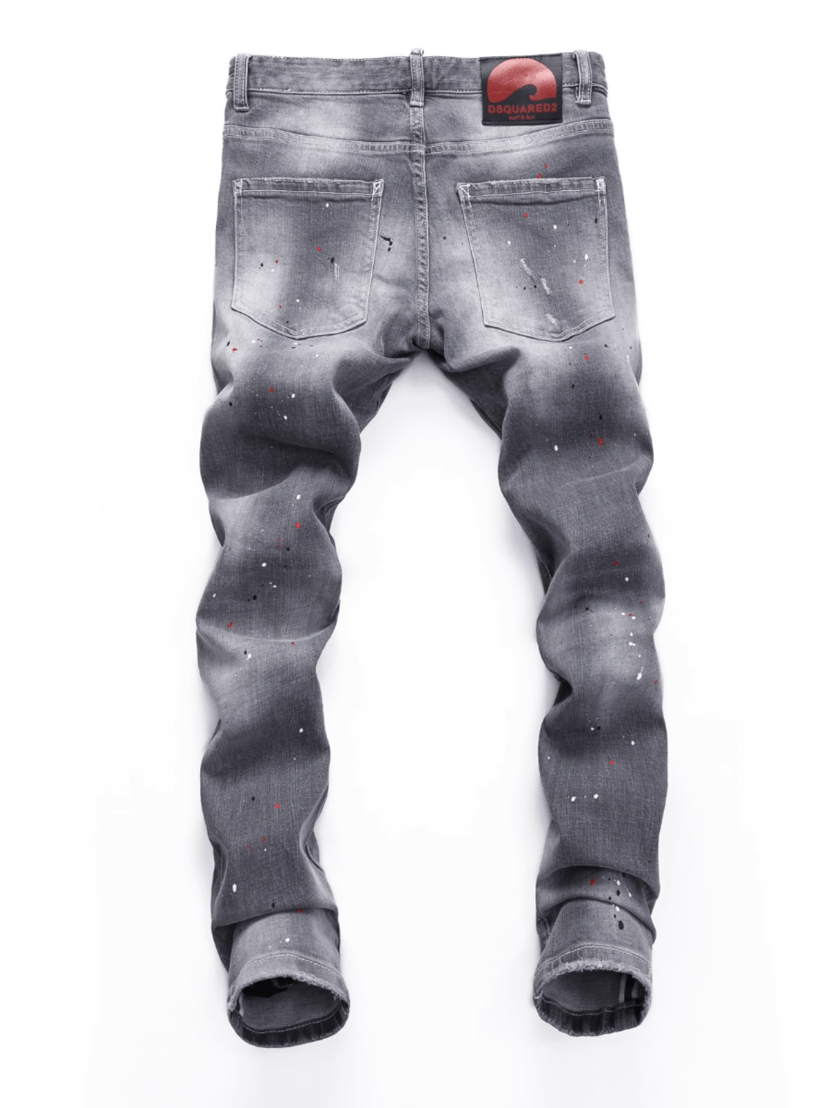 Smoky Gray Hole Jeans