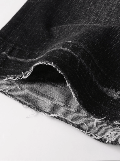 Smoky Gray Ripped Jeans
