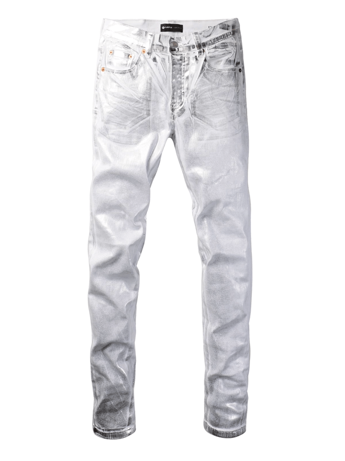 White Silver Classic Jeans