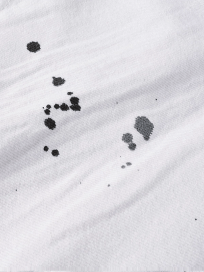 White Paint Dot Jeans