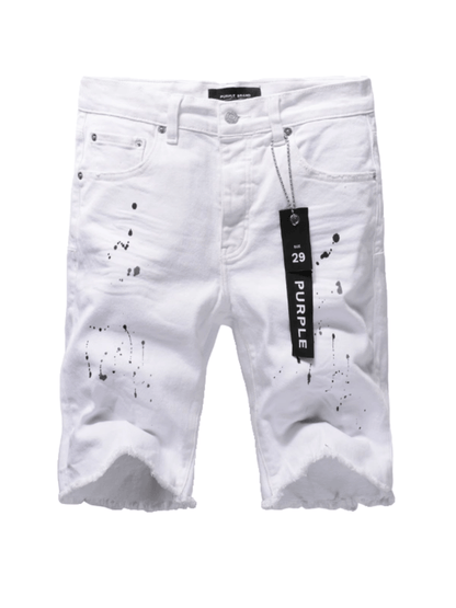 White Paint Dot Jeans