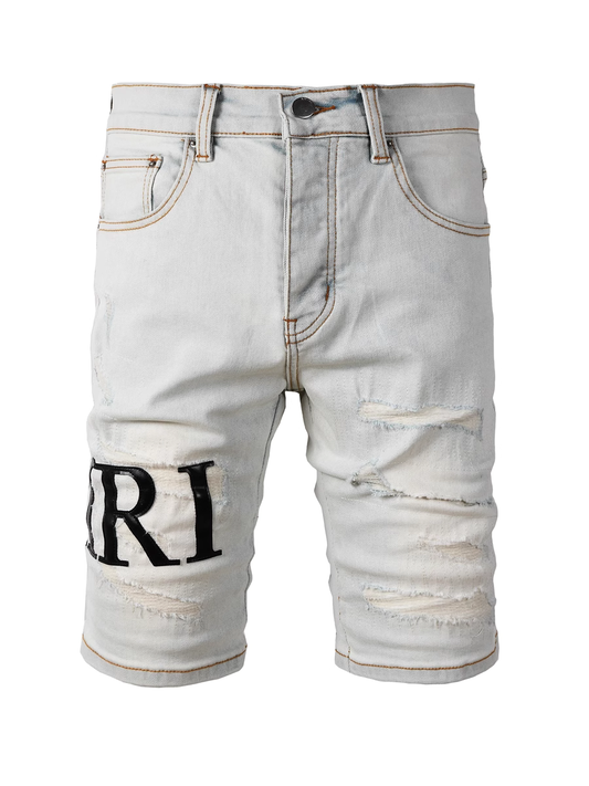 White Writing Jeans
