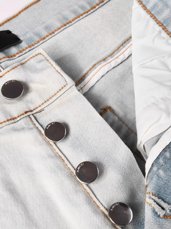 White Writing Jeans