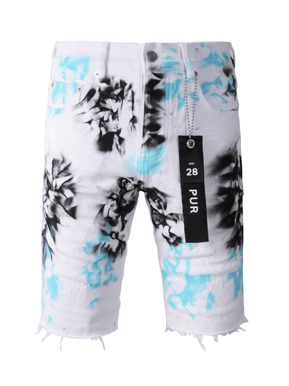 White Paint Writing Jeans