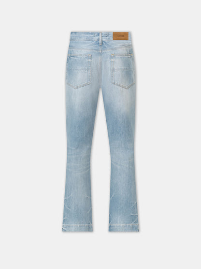 STRAIGHT FLARE JEAN - Faded Indigo