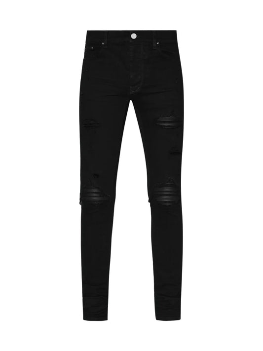 Black Patch Jeans