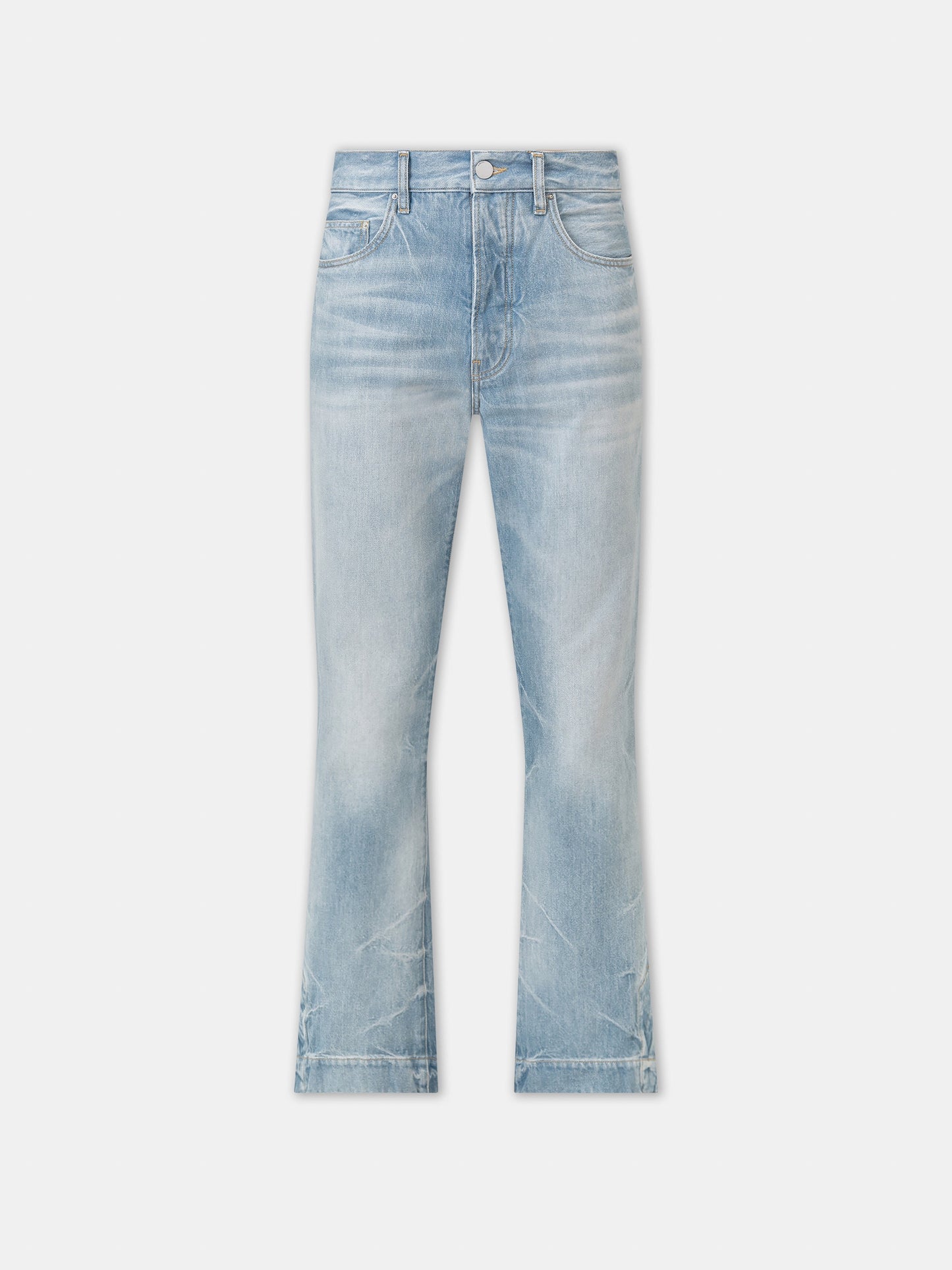 STRAIGHT FLARE JEAN - Faded Indigo