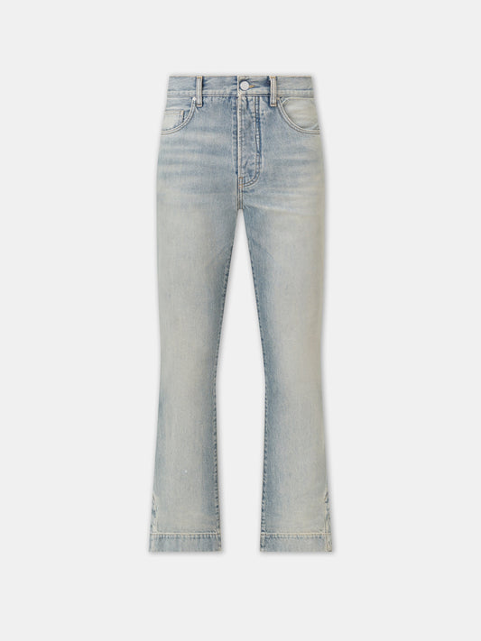 STRAIGHT FLARE JEAN - Antique Indigo