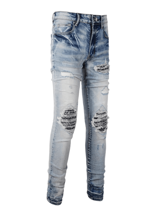 Light Blue Patch Jeans